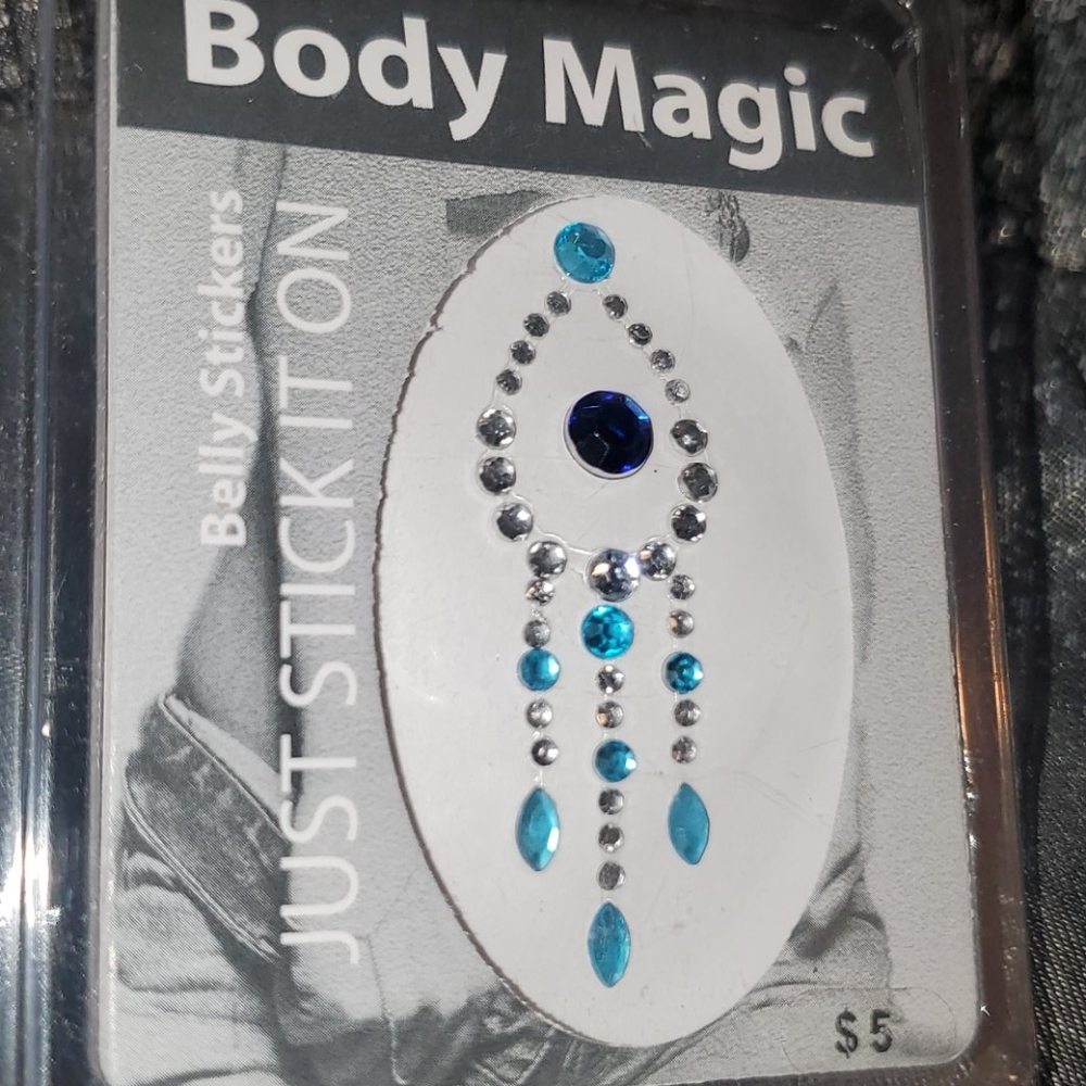 Stick on belly sticker